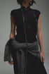 Sheer Long Black Dress